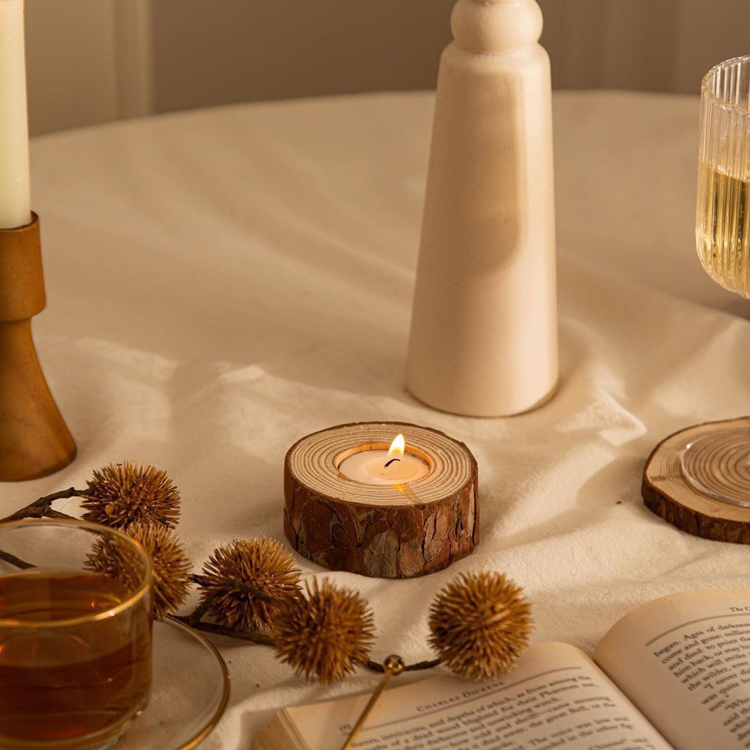 Rustic Pinecone Candlestick Holder – Fall Crafts & Holiday Table Decoration