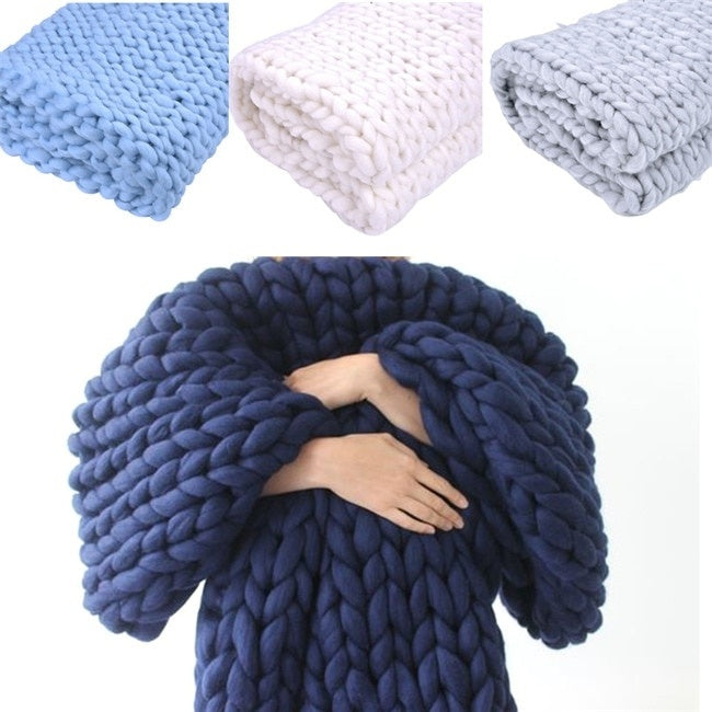 Cozy Feeling Knit Blanket