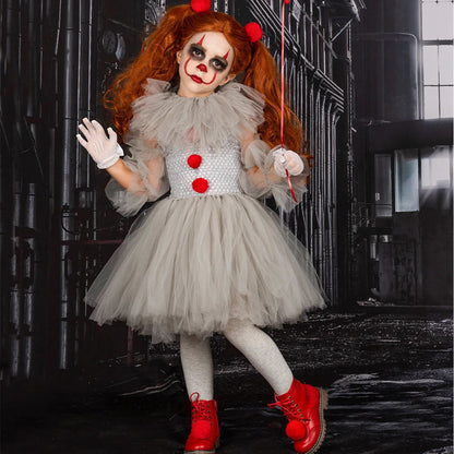 Mesh Princess Dress Set – Children’s Halloween Costume & Party Outfit